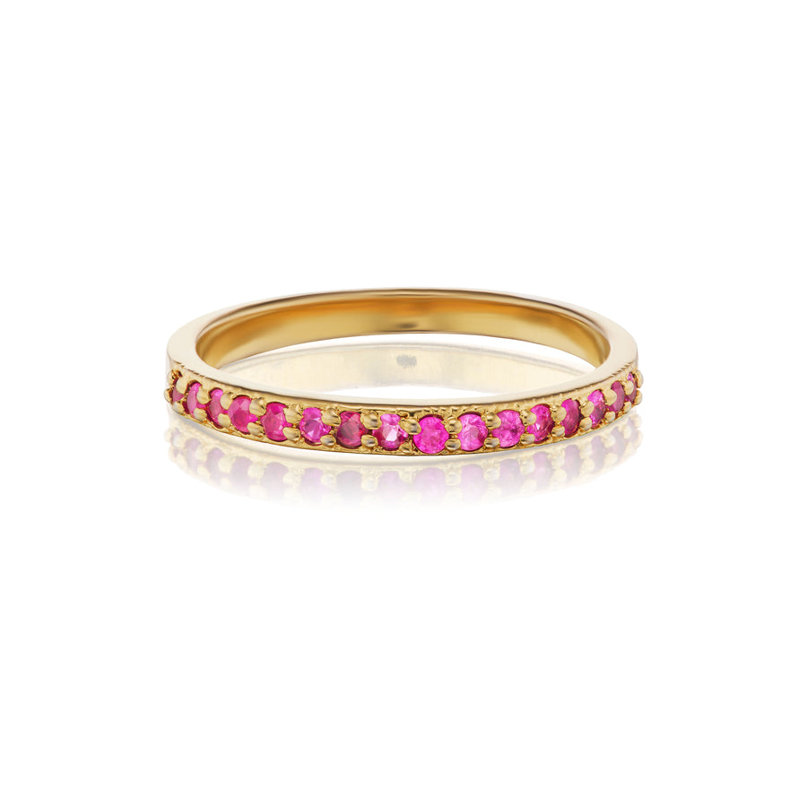 Aria Ring with Pink Sapphires
