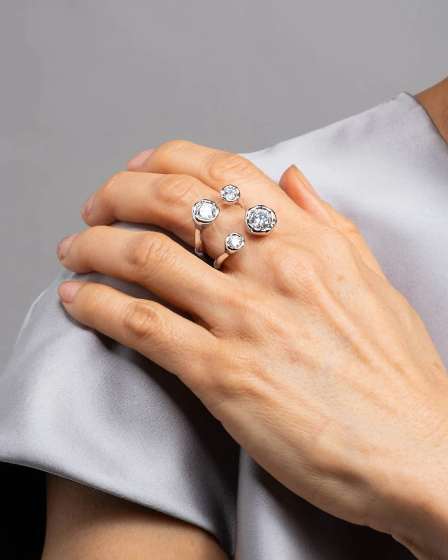 Astrales Silver Open Ring