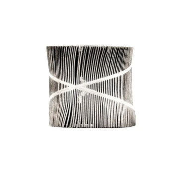 Silver Fringe X Bracelet