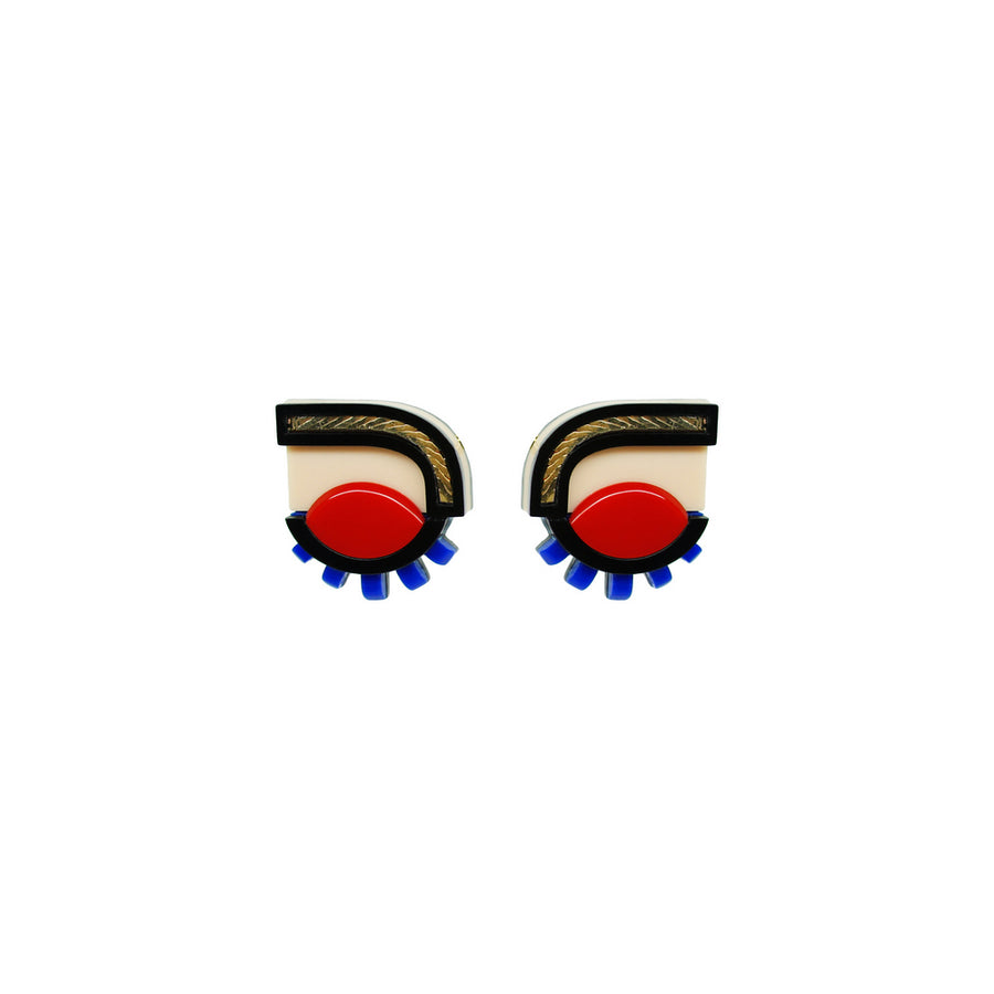 Short Eyes Earrings