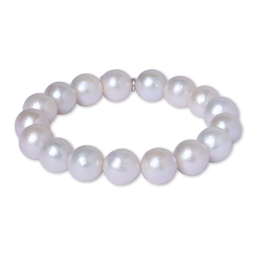 White Edison Pearl Bracelet
