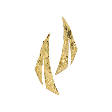 BRUT GOLD ANGLE EARRINGS