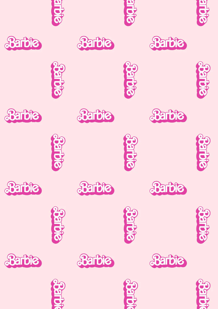 80s Logo Giftwrap - Pink