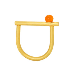 Orange Bau Drops Ring