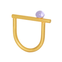 Purple Bau Drops Ring