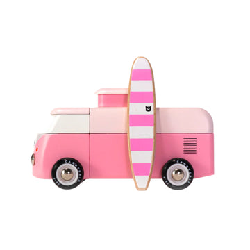 VW Beach Bus Pink