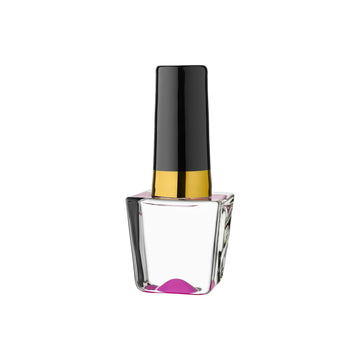 Glass Nail Polish Bottle Paperweight - Cerise