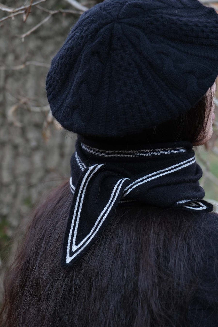 Cashmere Scarf - Black