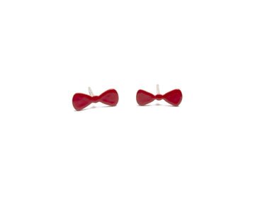 BOWTIE STUDS  RED