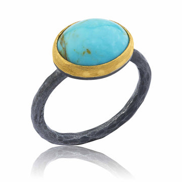 Candy Ring - Oval Cabochon Turquoise