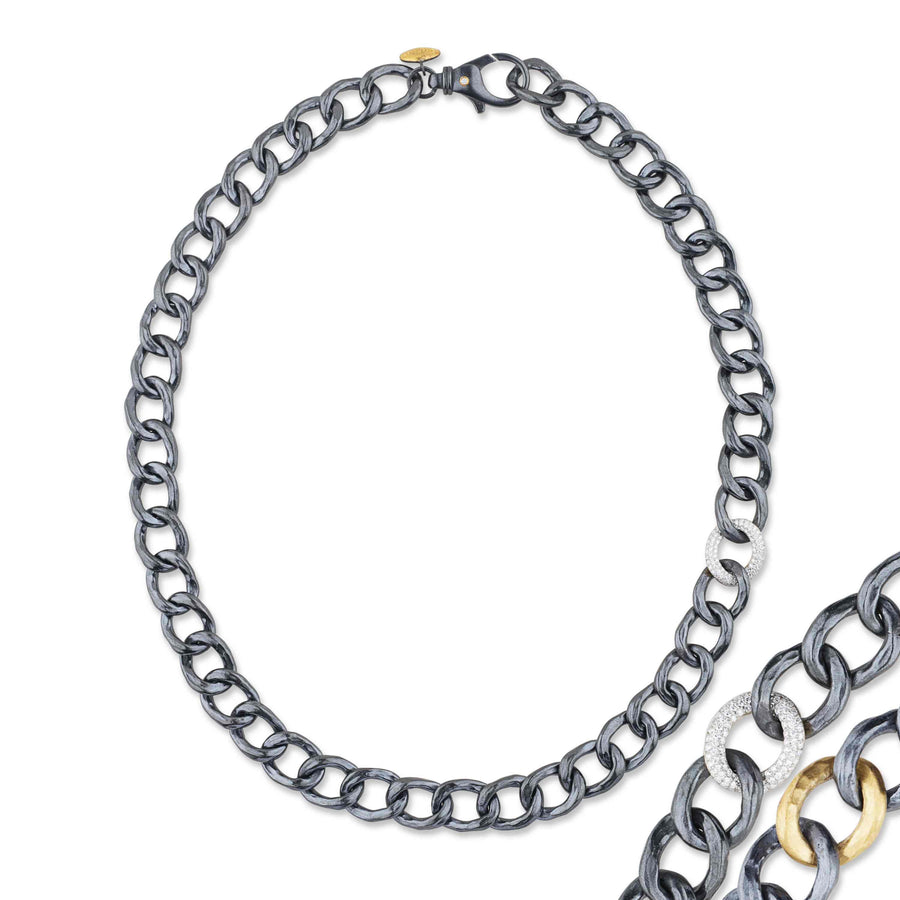 CARLA Diamond Link CHAIN NECKLACE
