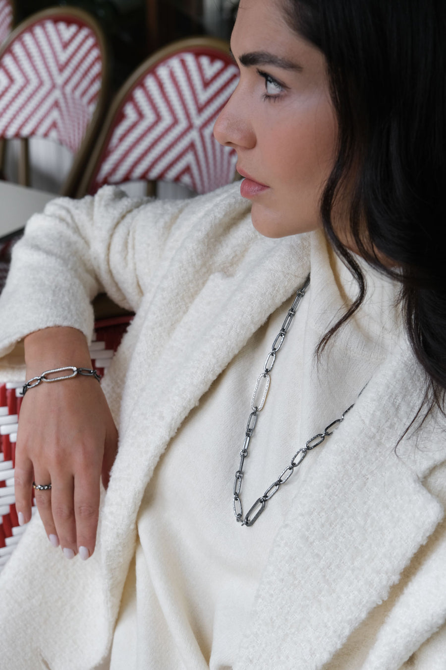 CHILL-LINK DIAMOND NECKLACE