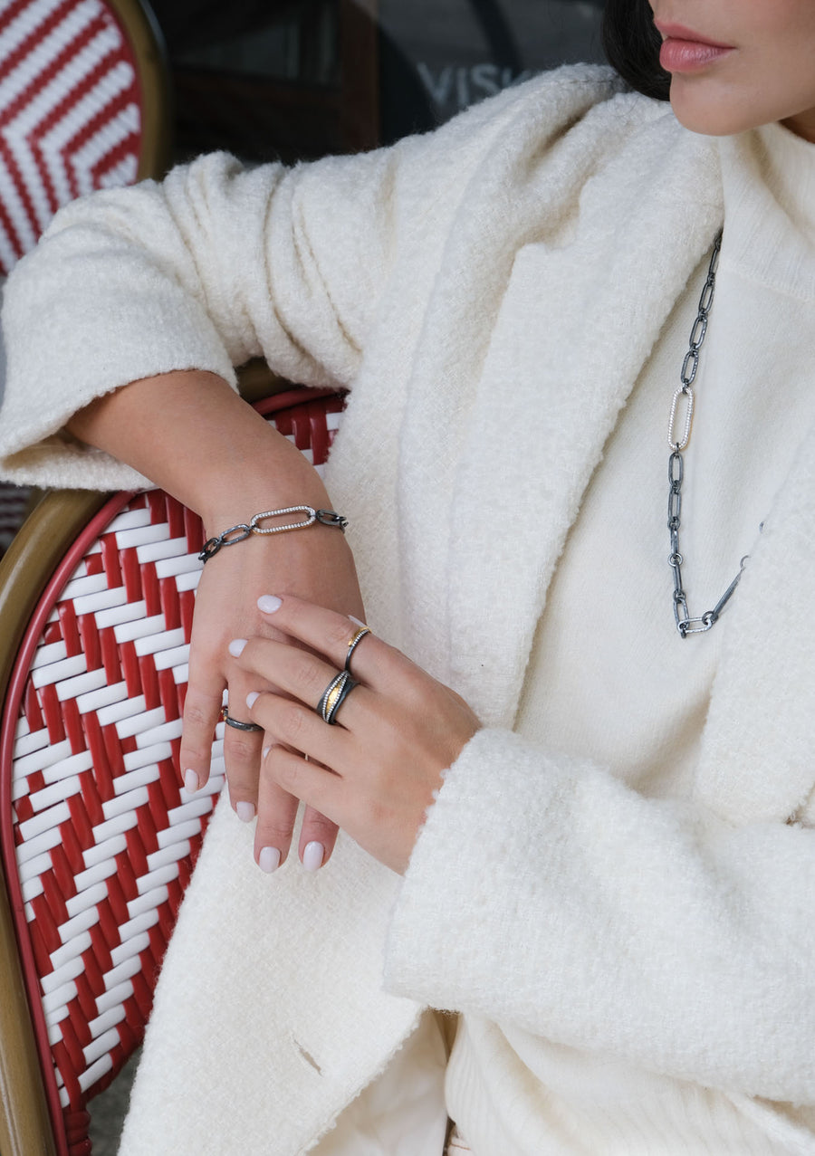 CHILL-LINK DIAMOND NECKLACE