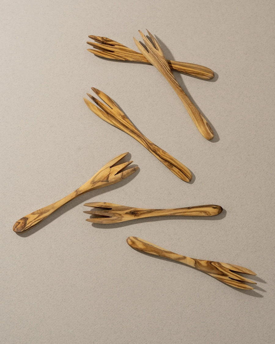 Olive Wood Tapas Fork