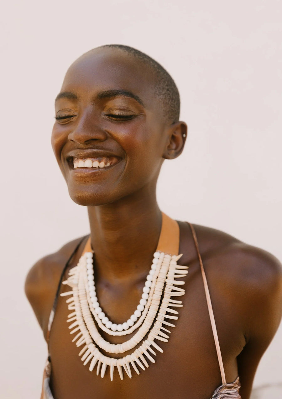 LEATHER ORIGIN NECKLACE