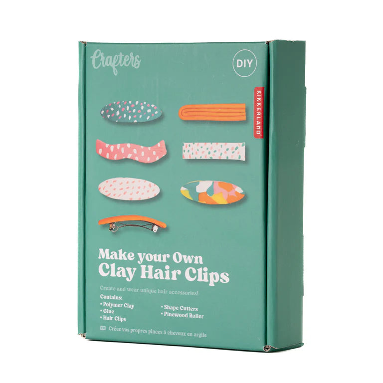 Crafters Make Your Own Clay Hair Clips