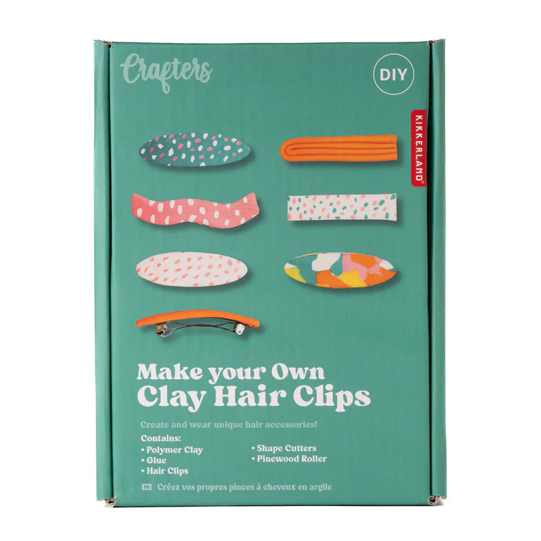 Crafters Make Your Own Clay Hair Clips