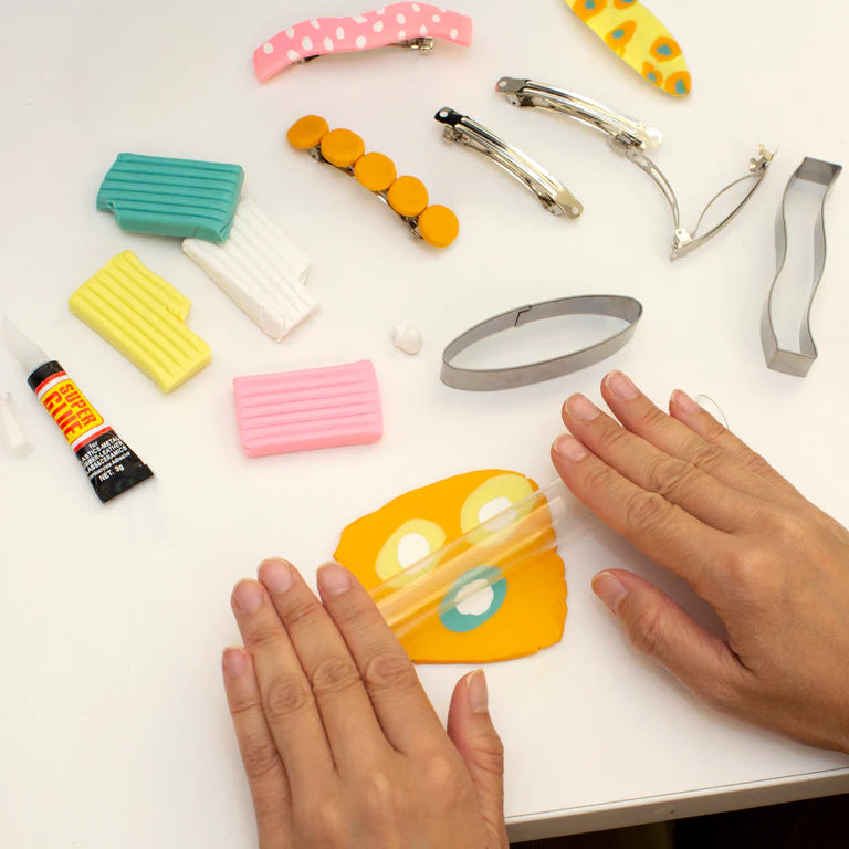 Crafters Make Your Own Clay Hair Clips