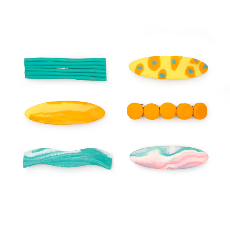 Crafters Make Your Own Clay Hair Clips
