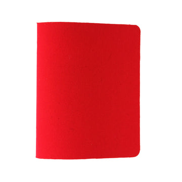 Large Red Fabric Notebook