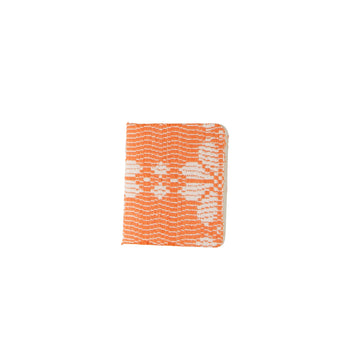 Small Orange/White Knit Notebook