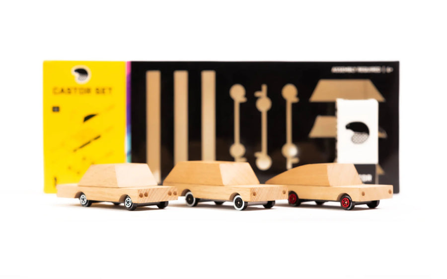 The Castor Set - Build Your Own Wood Toy Car