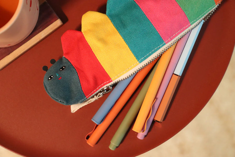 Casey Caterpillar Pencil Case