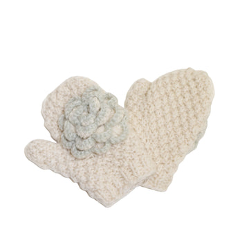 Kids Mittens- Chantilly Ecru