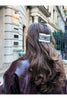 Hand-painted NYC Mosaic Claw Hair Clip