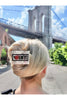 Hand-painted NYC Mosaic Claw Hair Clip