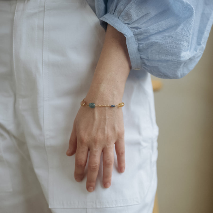 Moonstone Confetti Bracelet