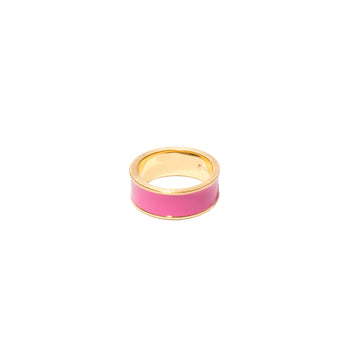 PINK THICK STACKING RING