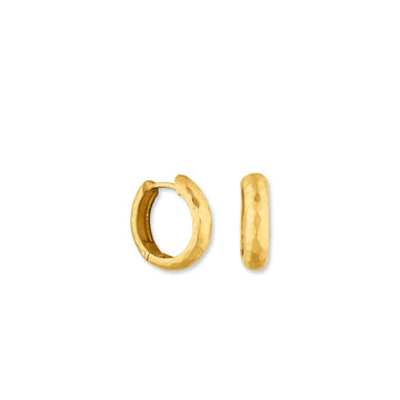 DIANA 22K GOLD HOOPS