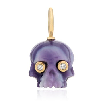 Purple Clam Shell Skull Baby