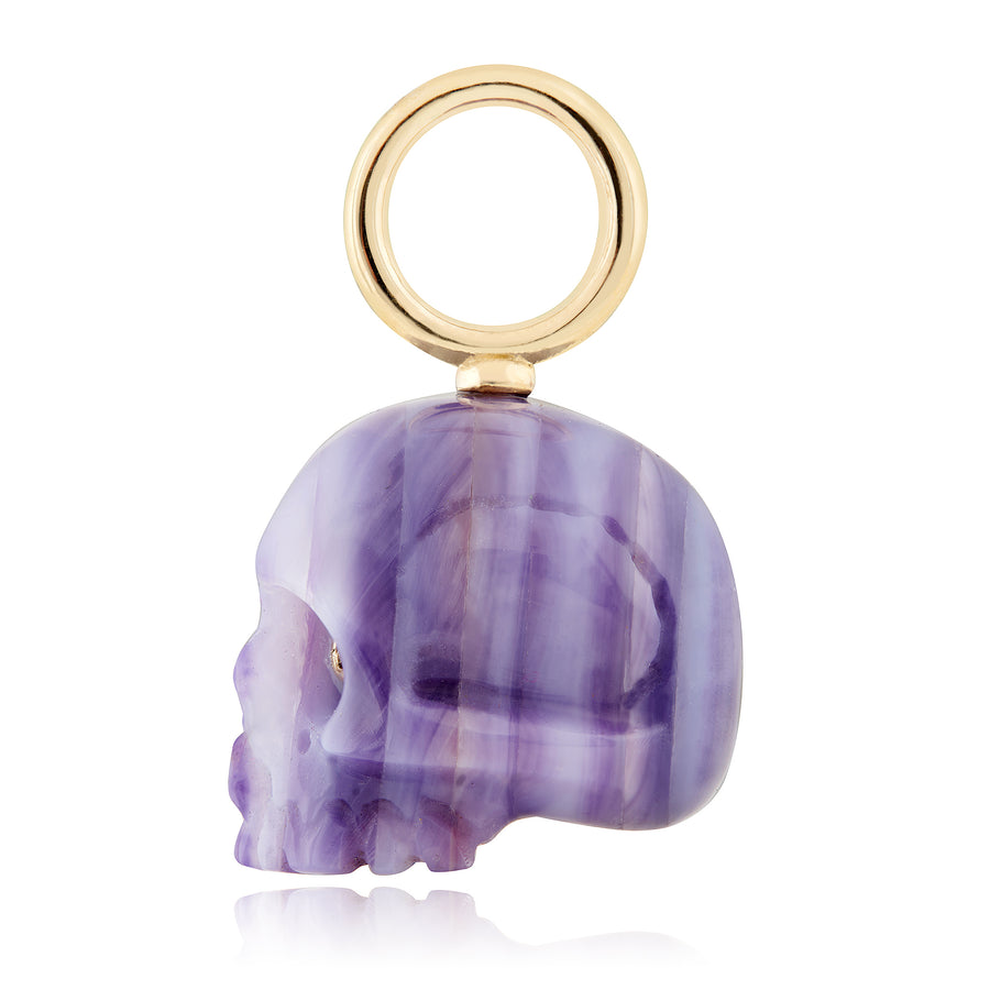 Purple Clam Shell Skull Baby