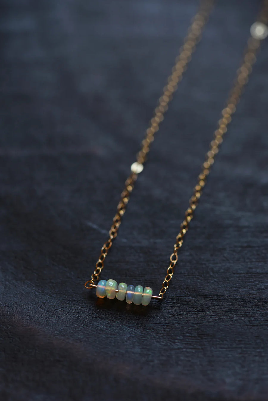 Delicate Opal Necklace