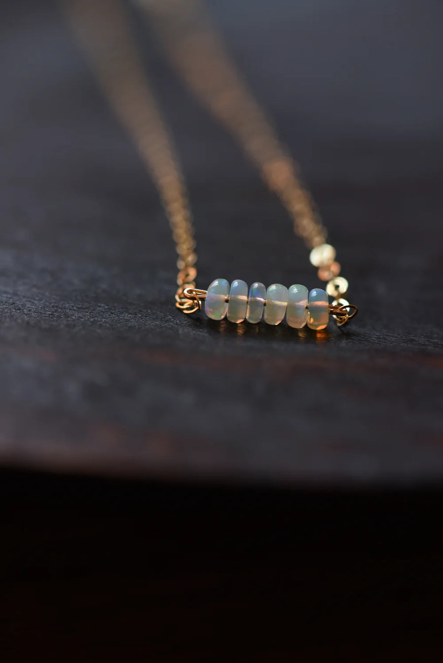 Delicate Opal Necklace