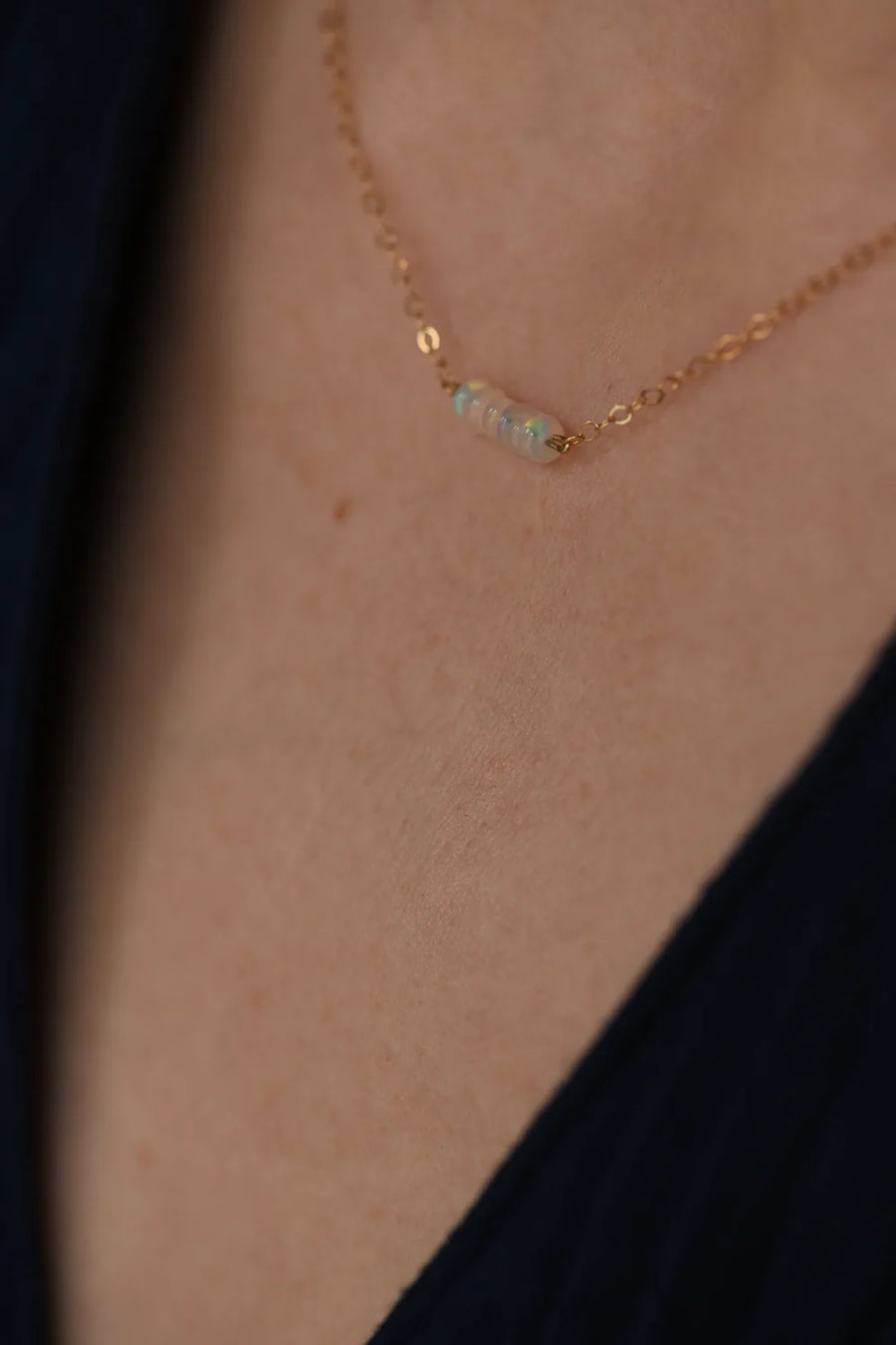 Delicate Opal Necklace