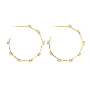 Gold Marais Hoop Earrings