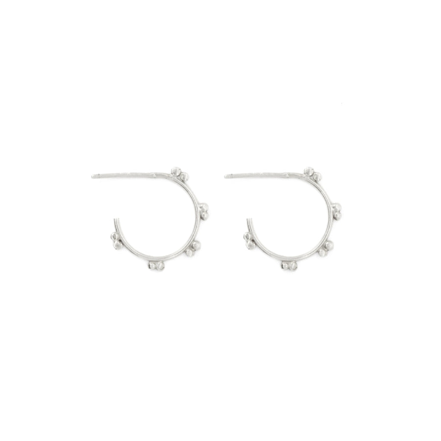 Silver Mini Marais Hoop Earrings