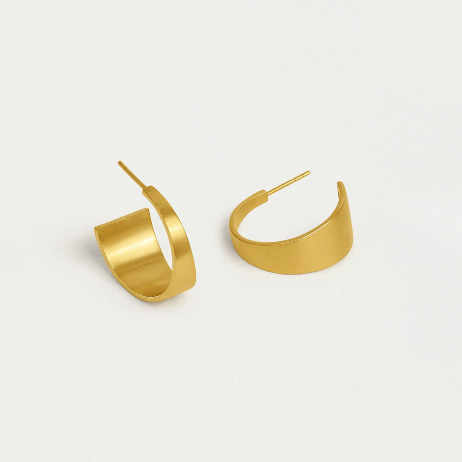 MIDI BOSSA HOOPS - Gold