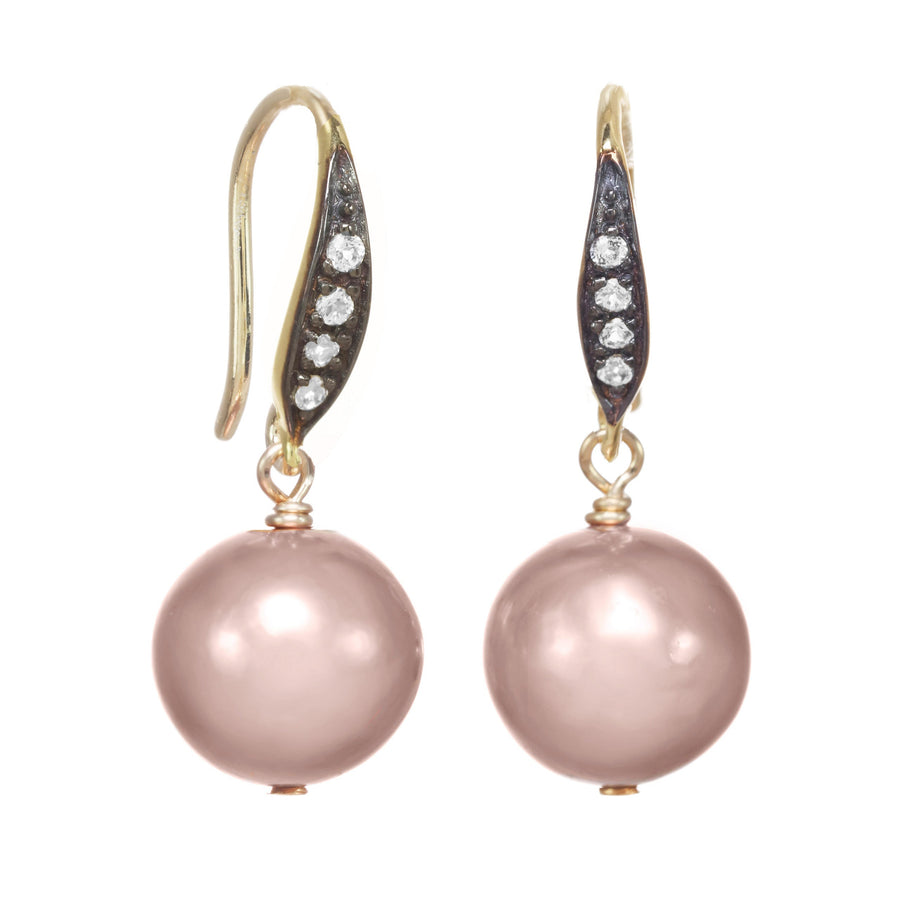 Pink Edison Freshwater Pearl Earrings