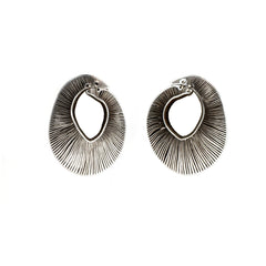 Barnacle Earrings- Silver