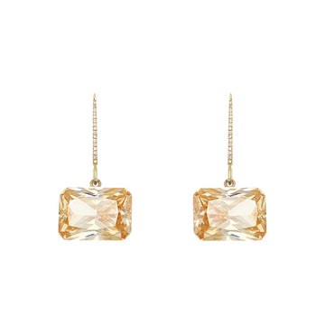 Champagne Diamond Earrings