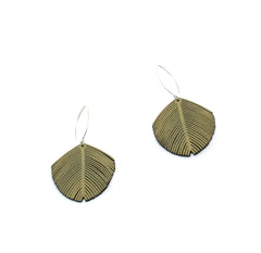 Cottonwood Earrings- Olive