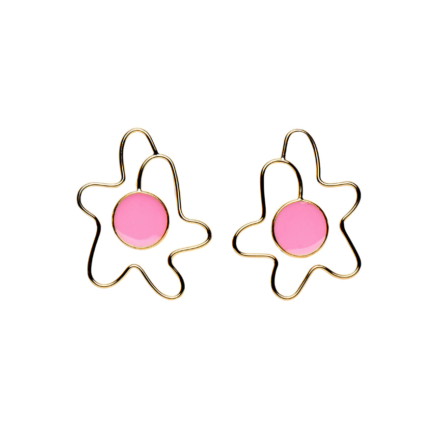 Popper Pair 2 Earrings - Baby Pink