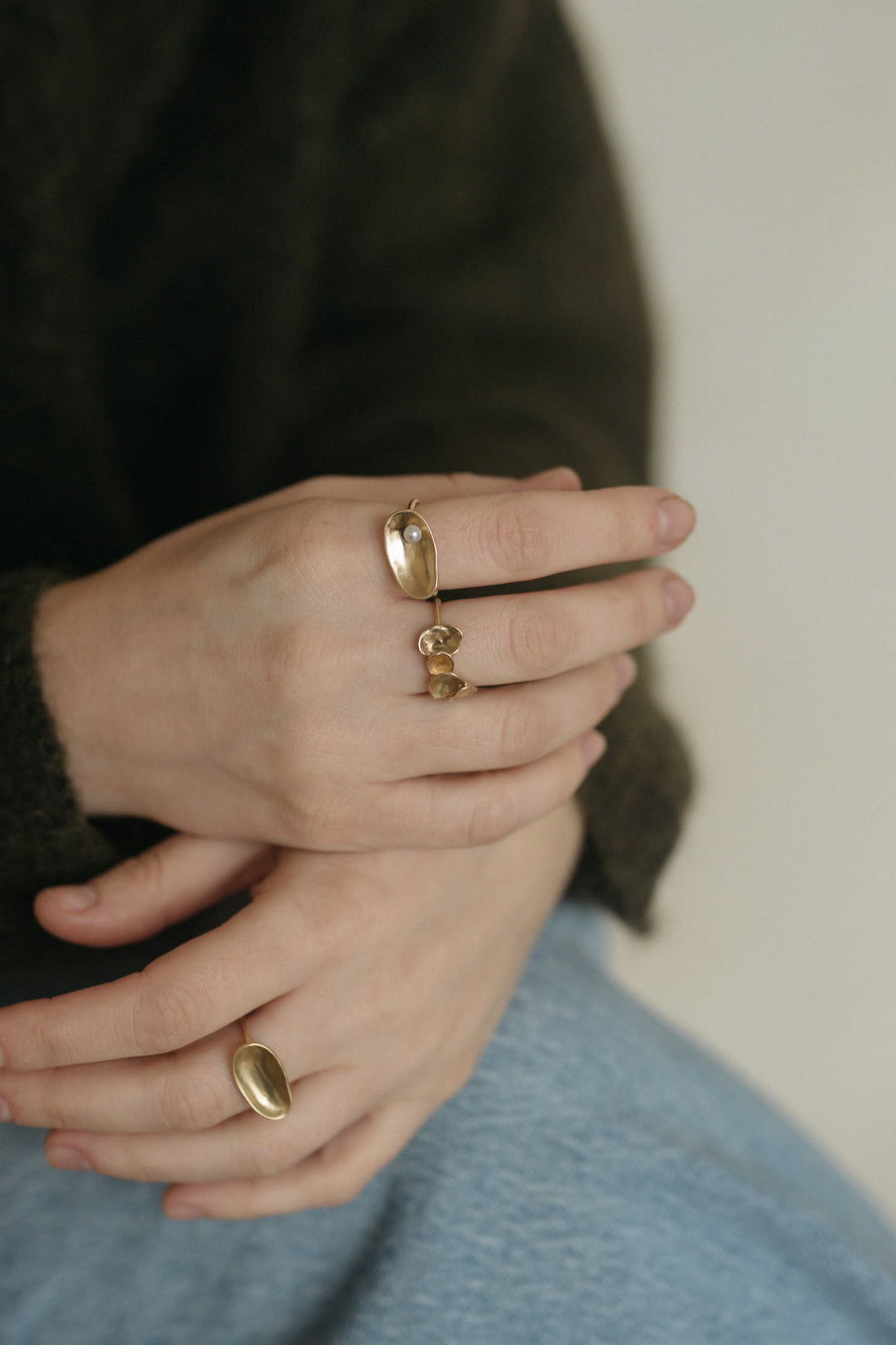 Four Petal Ring - Size 5.5