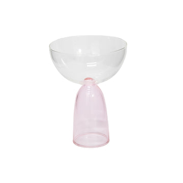 Coupe Clear + Pink