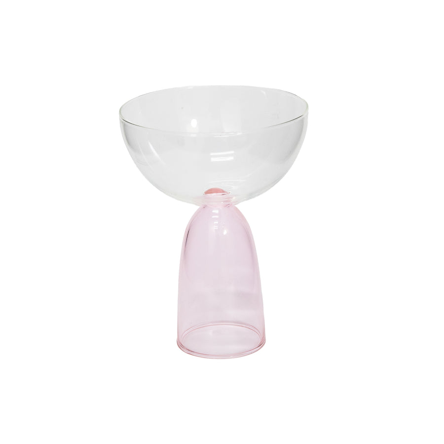 Coupe Clear + Pink
