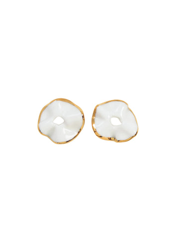 Georgie Earrings - White